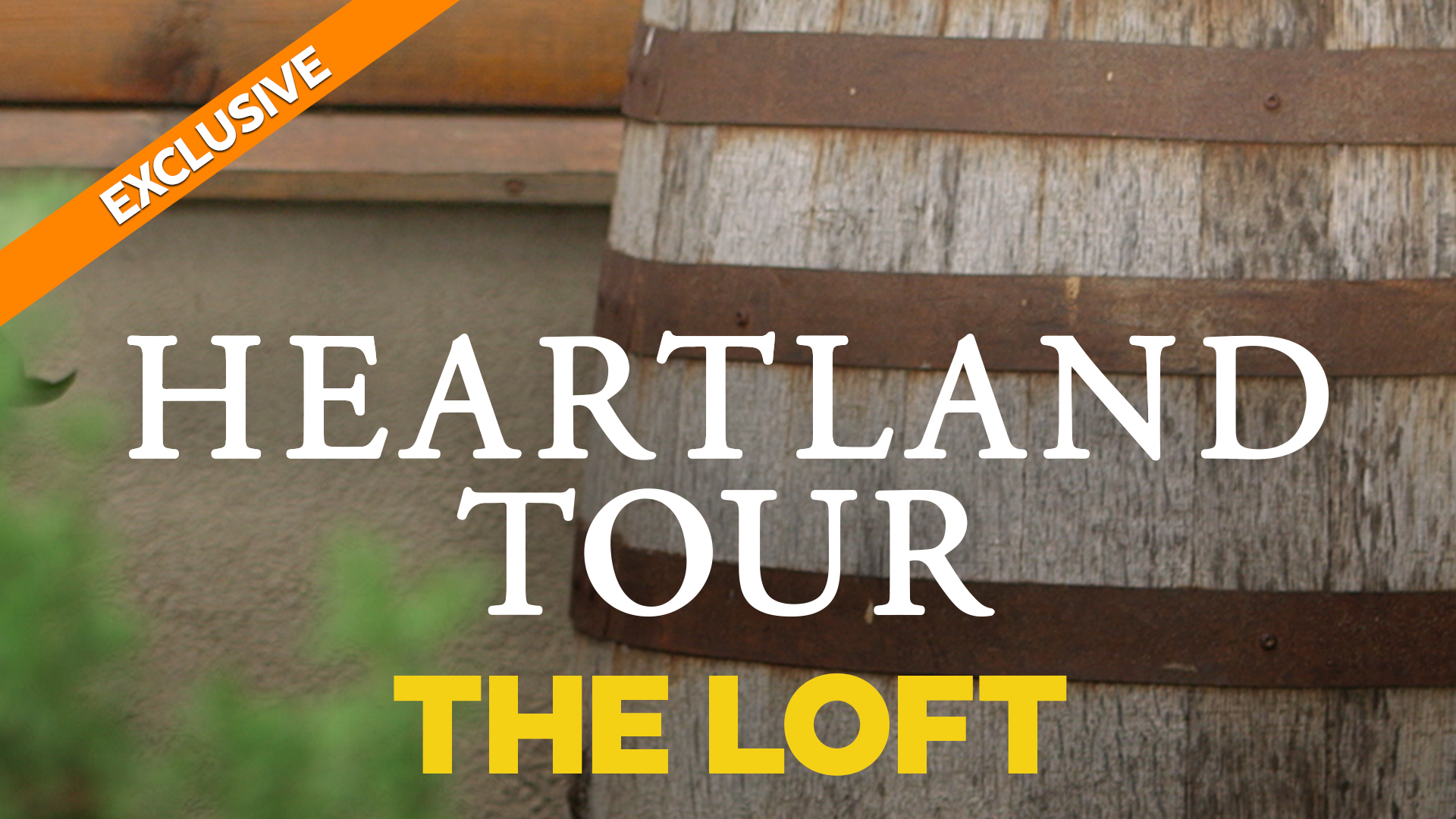 On the Set with Heartland's Amber Marshall - The Loft