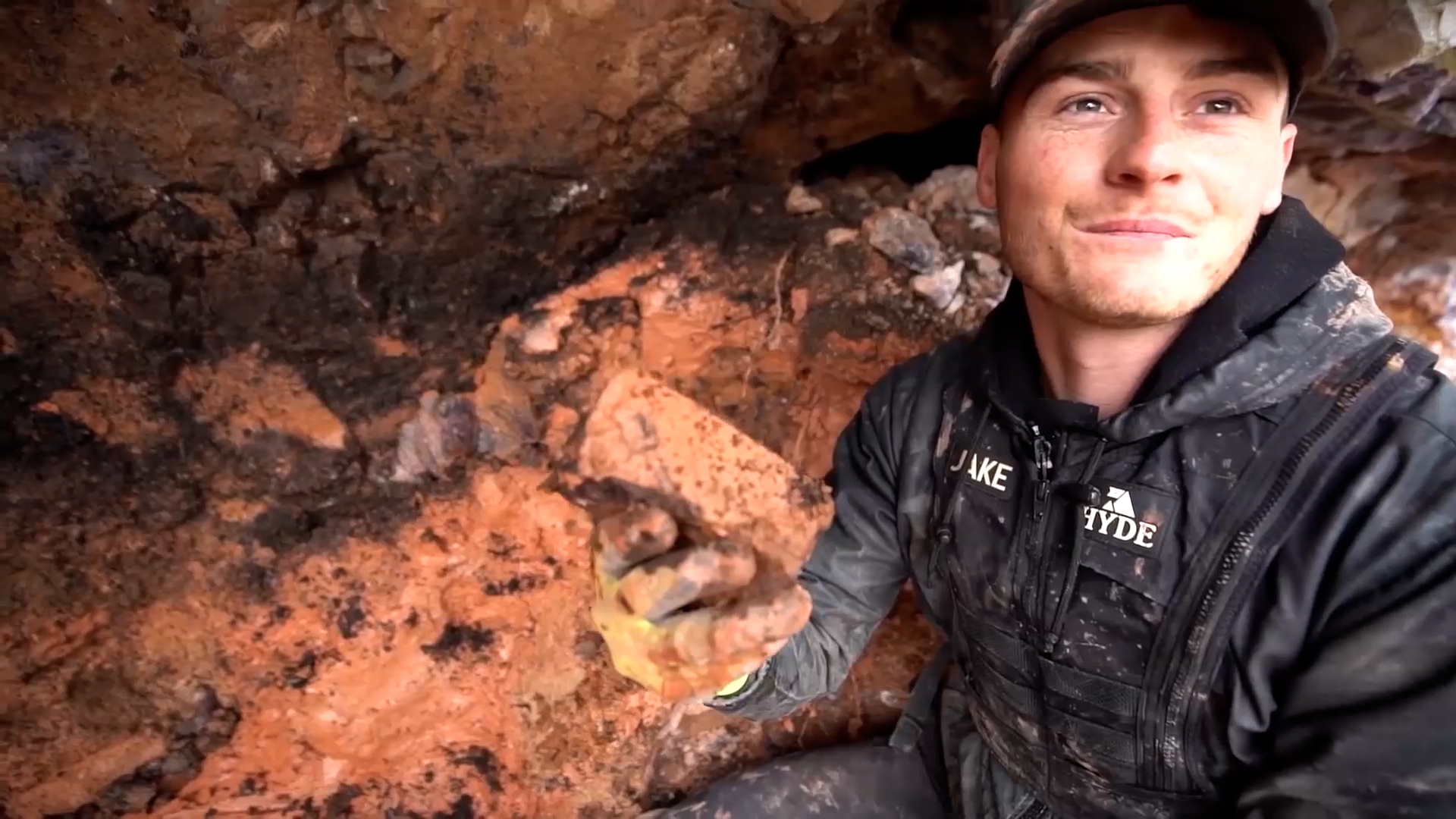 Digging for Amethyst Crystals
