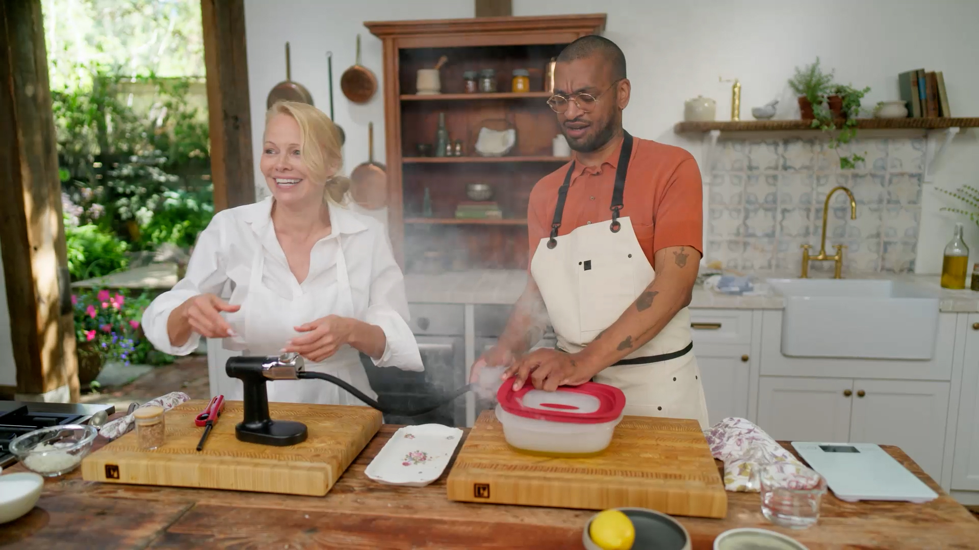 Pamela and Chef David Zilber