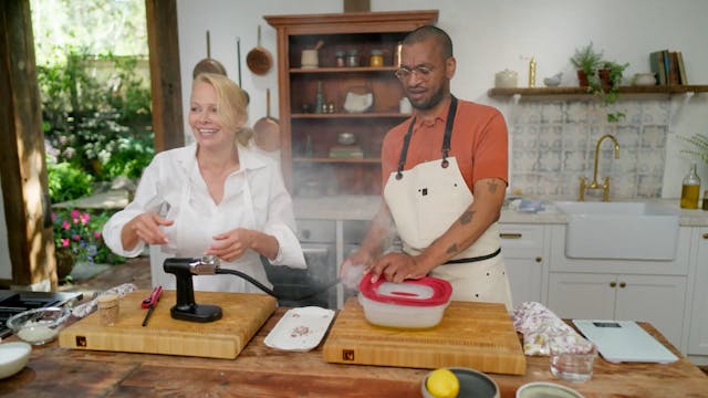Pamela and Chef David Zilber