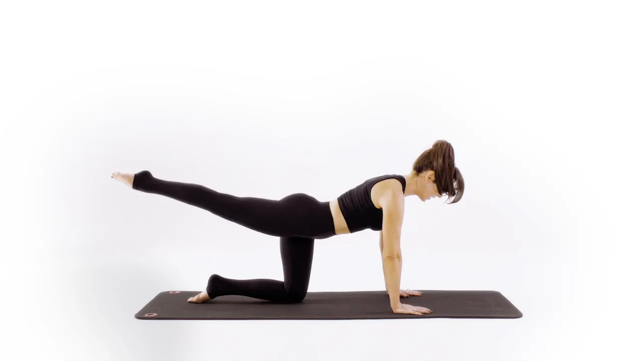 4 minute fabulous four-point kneeling series - U Pilates