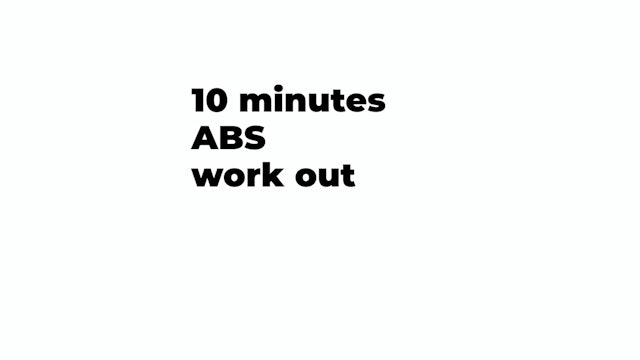 10 minute Abs
