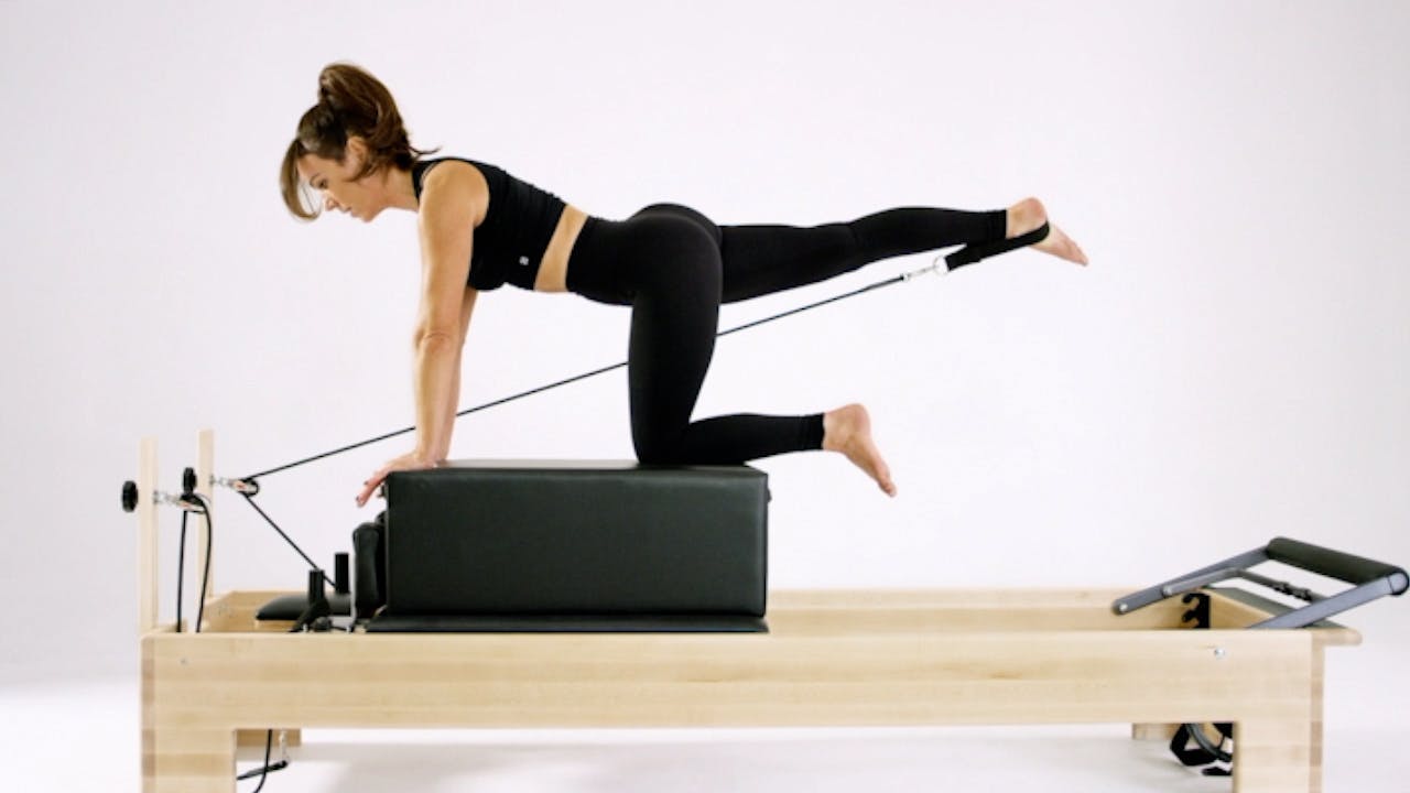 Four Point Kneeling Foot in Strap - U Pilates