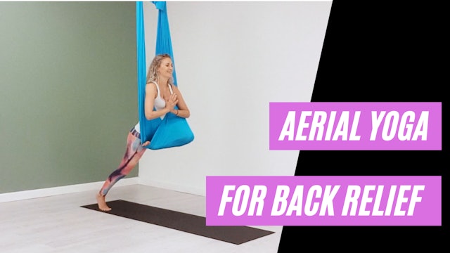 Aerial Yoga for Back Relief