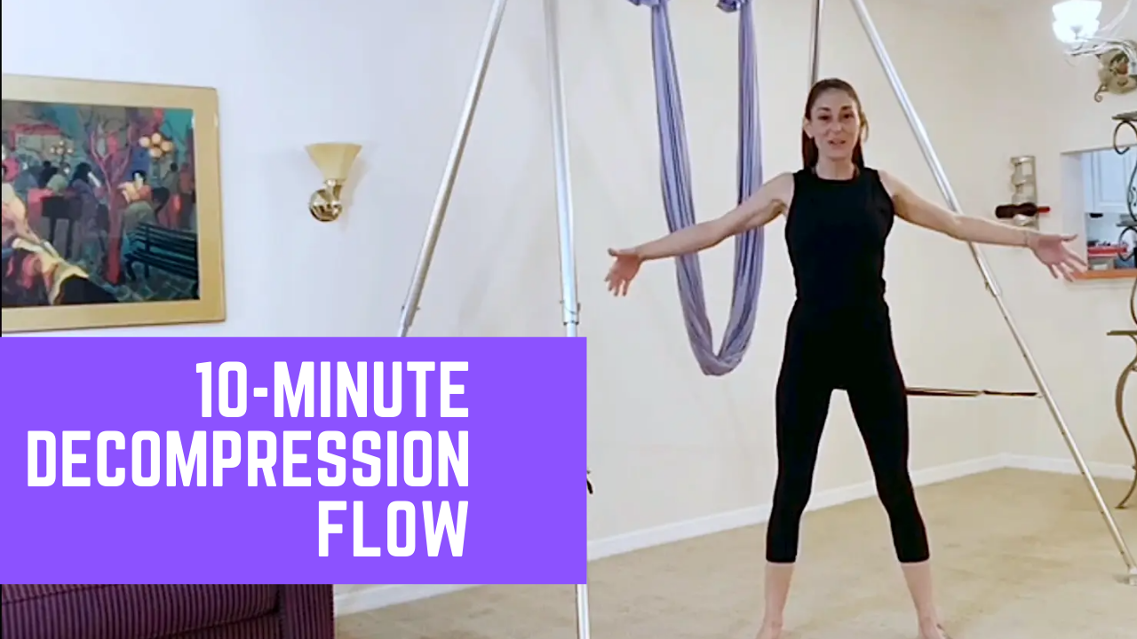 Aerial Yoga for Decompression