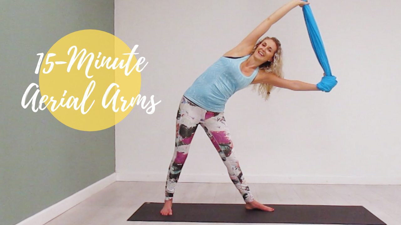 Aerial Yoga for Strong Arms