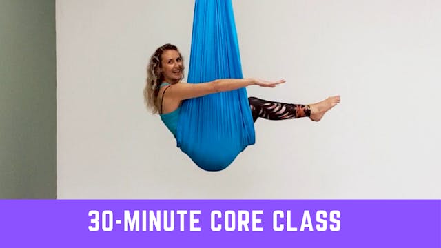 Aerial Yoga for Core Strength