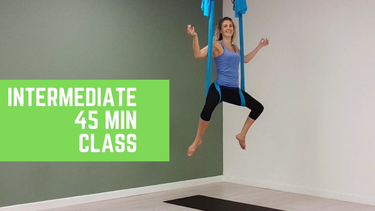 Intermediate Aerial Yoga Flow