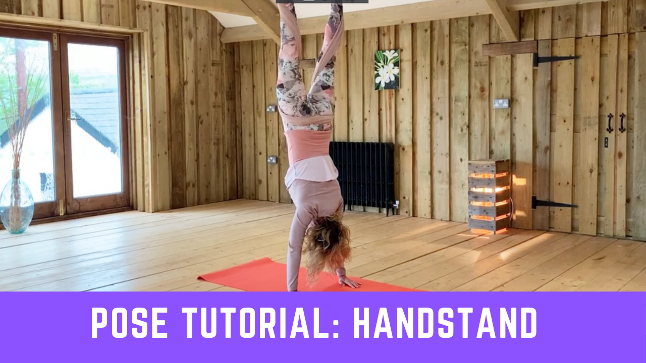 Pose Tutorial: Aerial Yoga Handstand