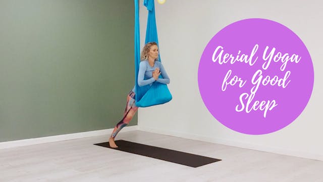 Aerial Yoga for Good Sleep