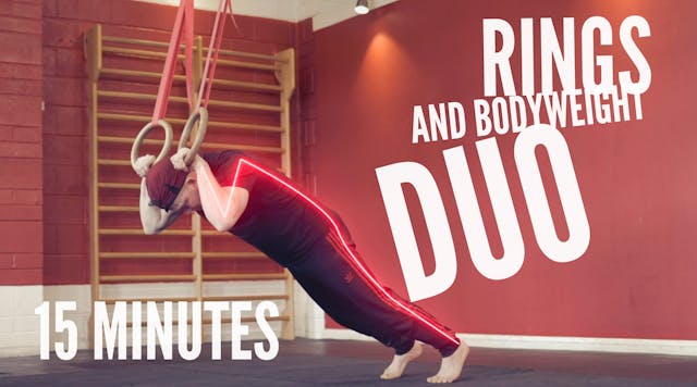RINGS & BODYWEIGHT | 15 MINUTES