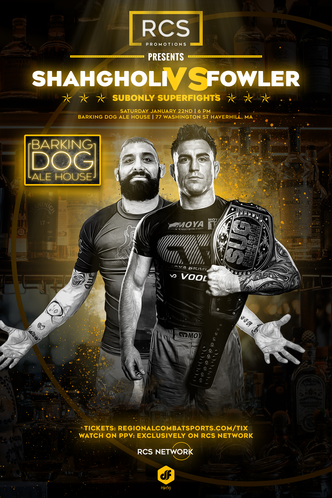 RCS Promotions Presents: Fowler vs Shahgholi Official Poster