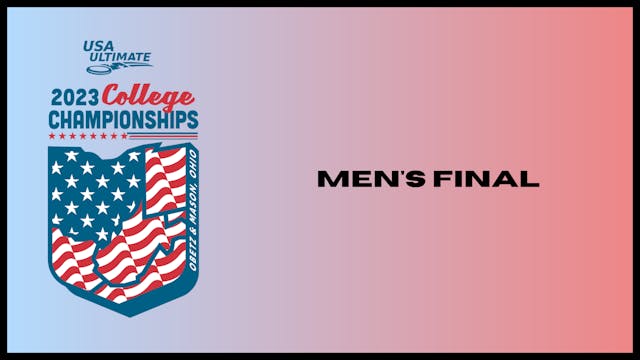 Men's Final: UMass (2) vs. North Carolina (1)