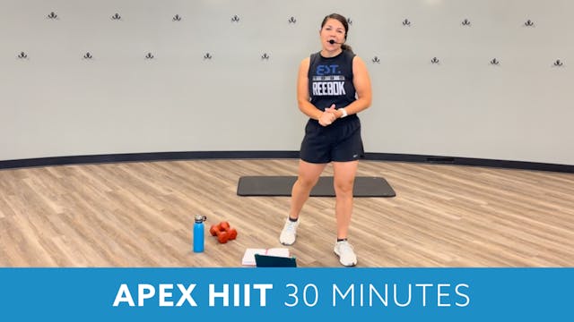 APEX HIIT 30 min with Mary (LIVE Tues...