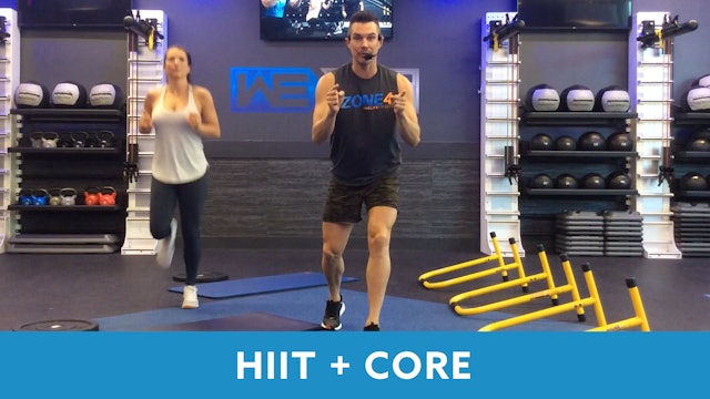 Day 3 - Intermediate HIIT+Core Workout with Josh