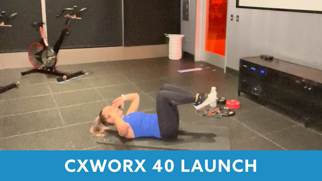 CXWORX 40 with Caroline LAUNCH Live Workout Onelife Anywhere