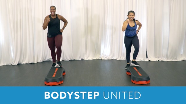 TONE UP 21 WEEK 2 - BODYSTEP UNITED with Janice and Sam