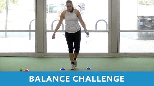 Balance Challenge (Explosive Performance) with Becca