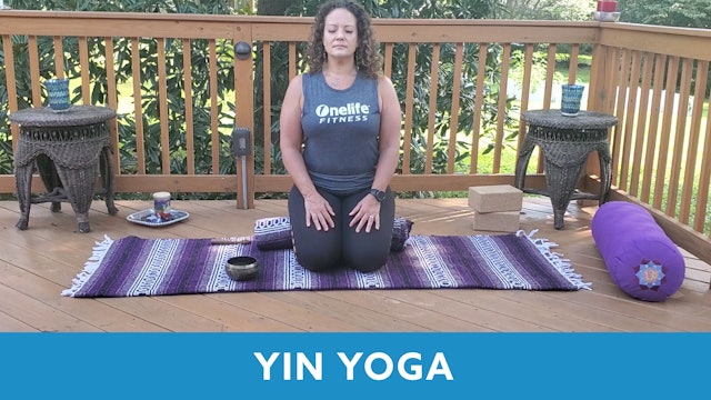 14Day Challenge Day 2 - Yin Yoga with Morgan on the back deck 