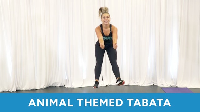 Animal Themed Tabata Workout with Caroline