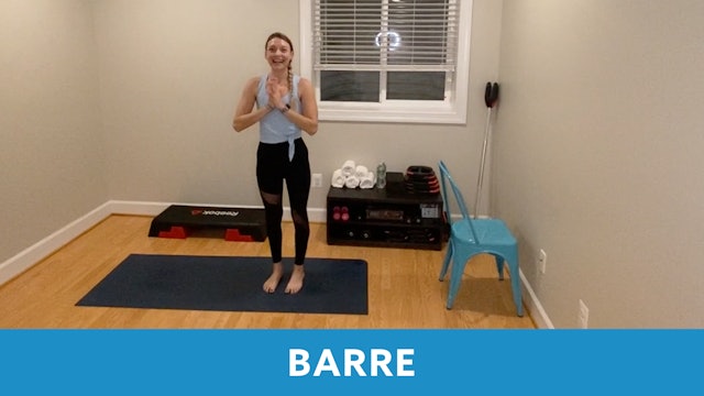 14 Day Challenge Day 8 - Barre with Carli 