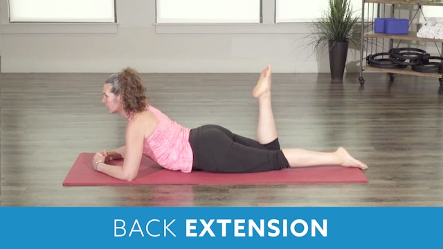 Pilates Back Extension Exercises with Juli