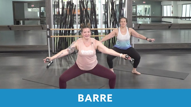 Barre with Erin and Morgan