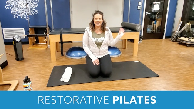 Restorative Pilates with Morgan (LIVE Friday 12/18 at 10am EST)