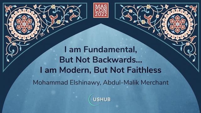 I am Fundamental, But not Backwards... I am modern, But not Faithless