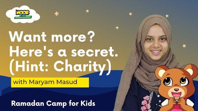 Noor Kids Ramadan Camp Day 9