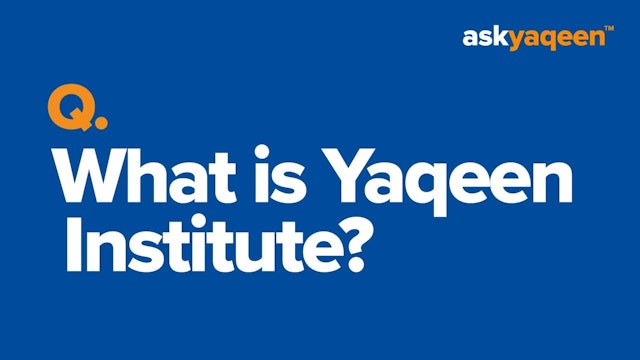 What is Yaqeen Institute
