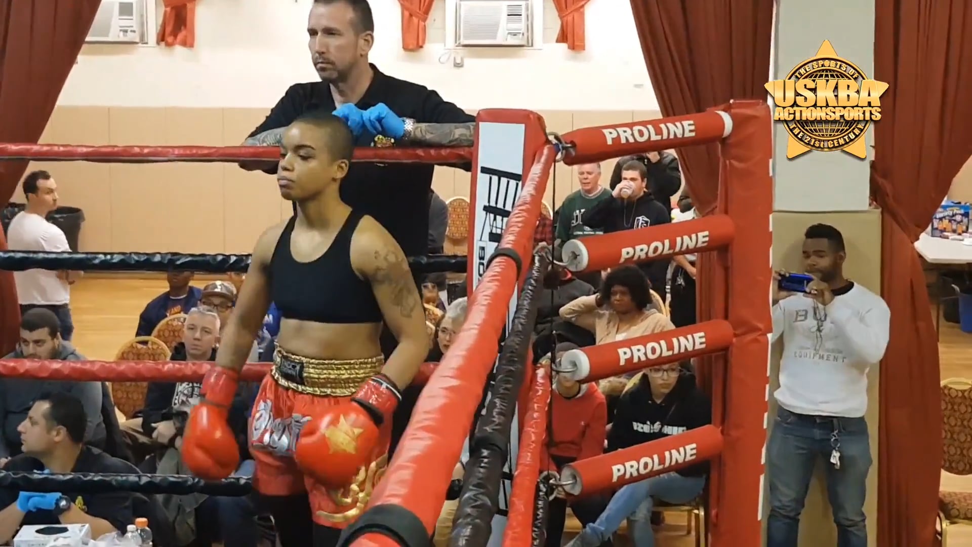 Rebecca Rampage vs Anastasia Bruce - USKBA Kickboxing - K1 Rules