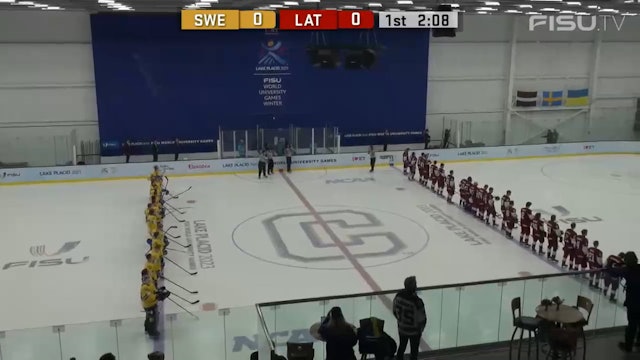 LAT v SWE - (M) Ice Hockey Qualifiers - Lake Placid 2023 FISU Games