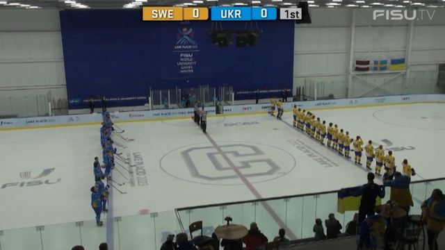 UKR v SWE - (M) Ice Hockey Qualifiers - Lake Placid 2023 FISU Games