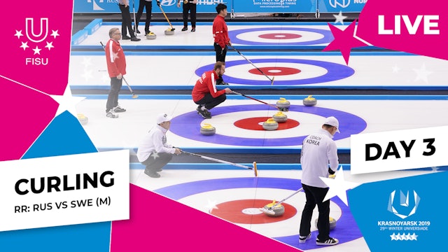 Krasnoyarsk 2019 | Curling | Men | Round Robin | RUS vs SWE