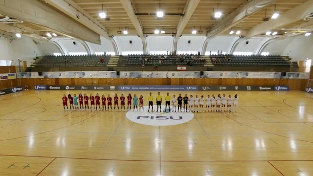 (W) Lebanon v Portugal - Day 3 - 2022 FISU Championship Futsal
