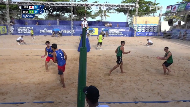 Day2 (M) Japan v Brazil FISU championship Beach Volleyball