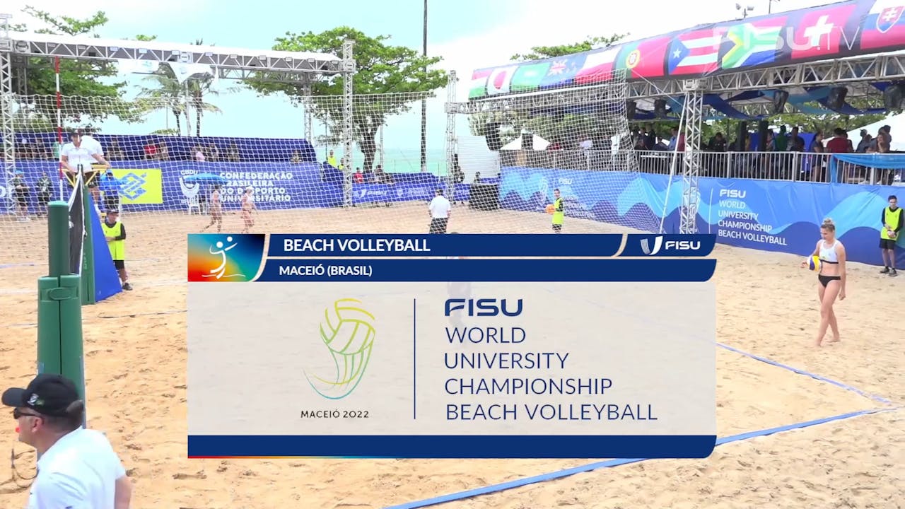 Day1 (W) Brazil v Costa Rica FISU championship Beach Volleyball 2022