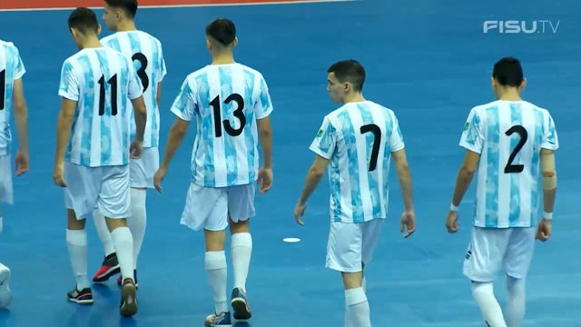 (M) Czechia v Argentina - quarter-final - 2022 FISU Championship Futsal