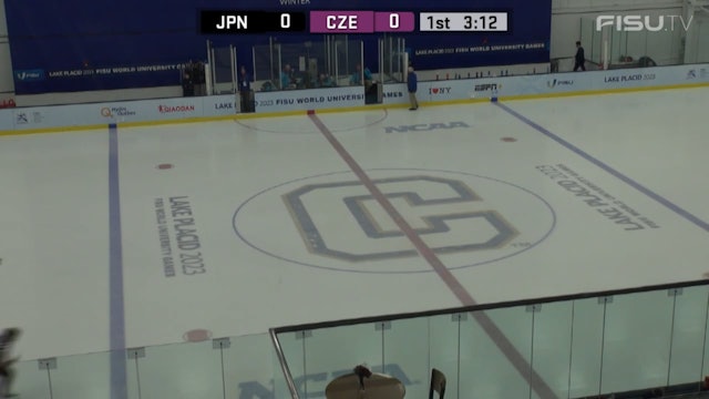 CZE v JPN - (M) Ice Hockey Qualifiers - Lake Placid 2023 FISU Games