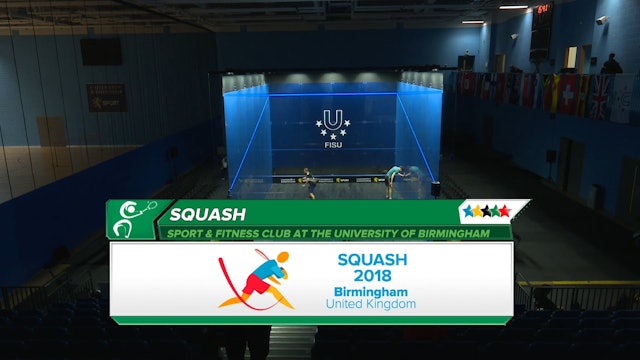 Birmingham 2018 | Squash | Individual | Semi-Final | HKG v SUI