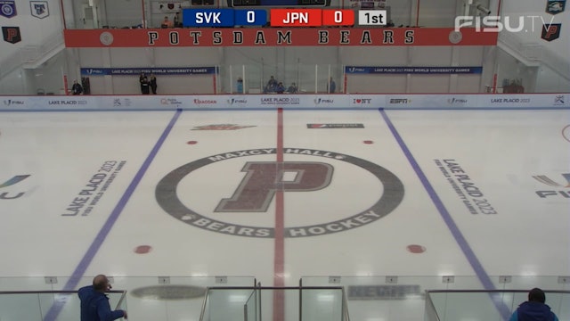 JPN v SVK - (W) Ice Hockey Qualifiers - Lake Placid 2023 FISU Games