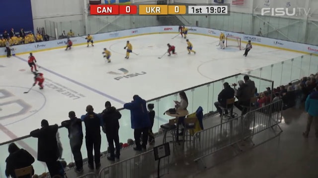 UKR v CAN - (M) Ice Hockey Qualifiers - Lake Placid 2023 FISU Games