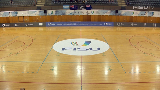 (M) New Zealand v Argentina - Day 2 - 2022 FISU Championship Futsal