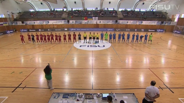 (M) Portugal vs Ukraine - semi-finals - 2022 FISU Championship Futsal