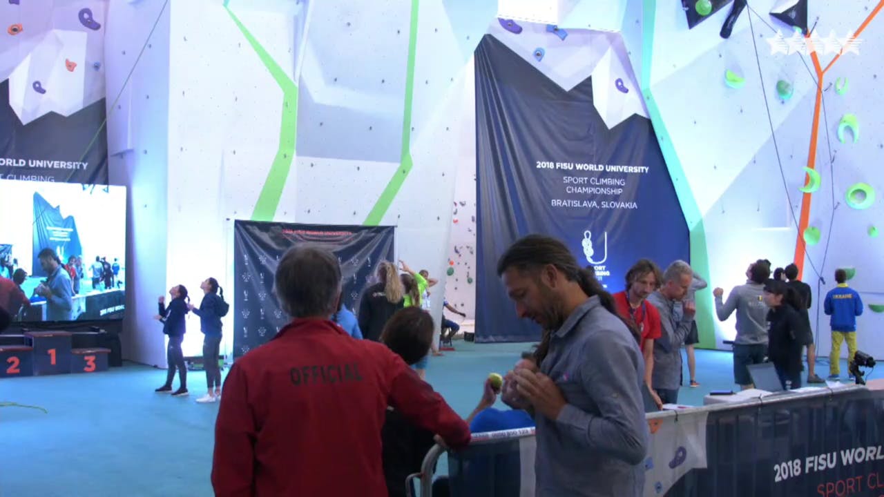 Bratislava 2018 Sport Climbing Final Lead Bratisvlava 2018 (SVK