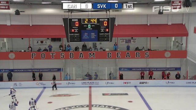 SVK v CAN - (W) Ice Hockey Qualifiers - Lake Placid 2023 FISU Games