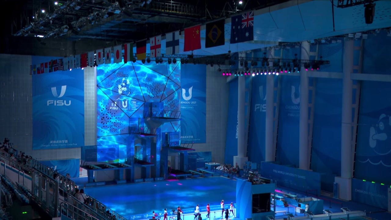 Chengdu Diving Women SemiFinals Platform Chengdu FISU World