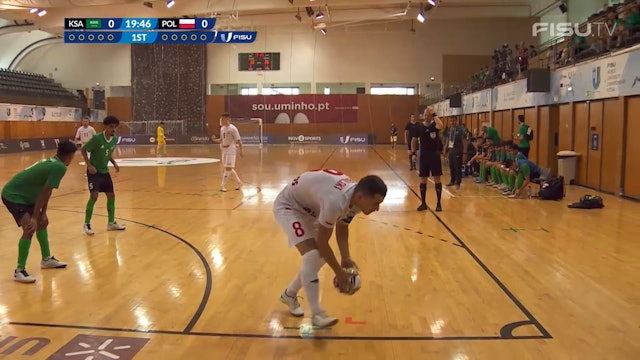 (M) Saudi Arabia v Poland - Day 2 - 2022 FISU Championship Futsal