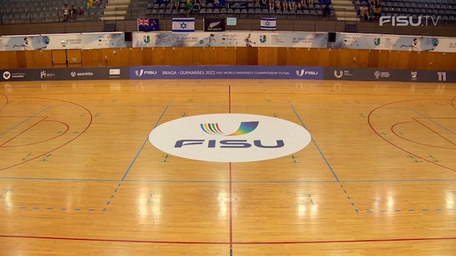 (M) Israel v New Zealand - Day 1 - 2022 FISU Championship Futsal